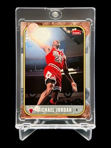 2007/08 Fleer MICHAEL JORDAN 1986 THROWBACK VARIATION #33 CHICAGO BULLS🔥RARE🔥