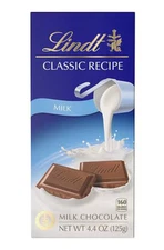 🟢 New Lindt Classic Recipe Milk Smooth Vanilla Chocolate Pieces 4.4oz (1-Bar)