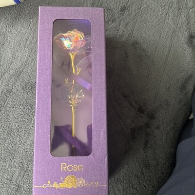 Goldene Rose 24K  Gold Rose Vergoldete Rose Valentinstag Jahrestag Geschenk