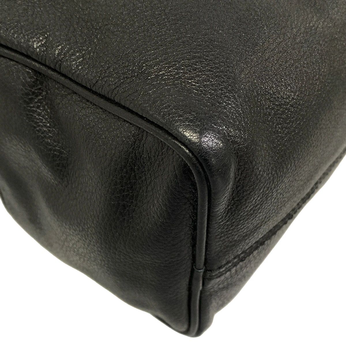 LOEWE Ame Black Leather Handbag — image 6
