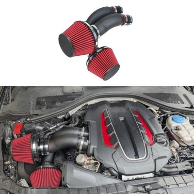 KYOSTAR Cold Air Intake System Kit For 12-18 Audi S6 S7 RS7 4.0T Turbo Aluminum