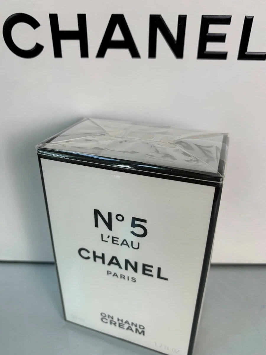 CHANEL N 5 L EAU On Hand CREAM 50ml 1.7oz 100 AUTHENTIC NEW SEALED BOX