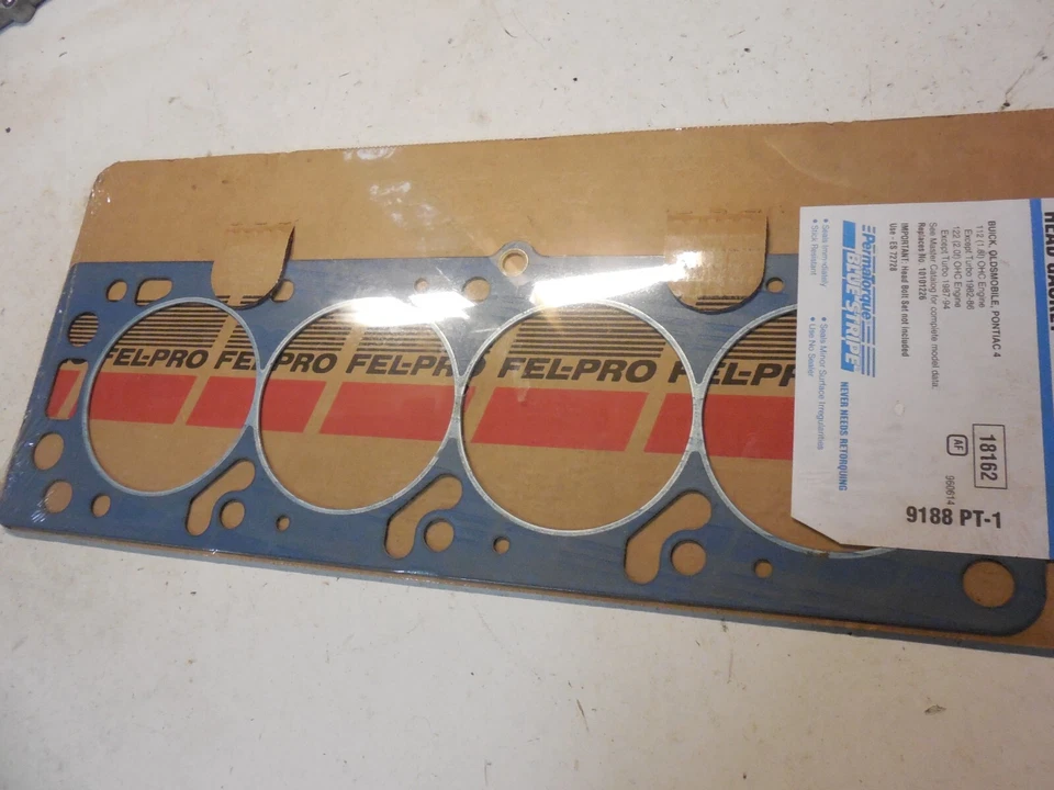 Juego de juntas de culata FEL-PRO HS 9188 PT-1 para 88-90 Pontiac Optima 87 Buick Skyhawk Foto 2 de 2