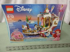 lego disney princess disney princess ariel's royal celebration boat 41153