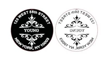 New Shiny EZ-Seal Personal Address Embosser - Hand Held - Style 6