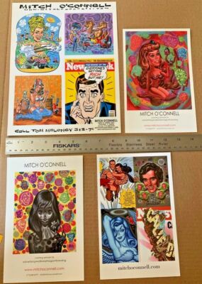 SIGNED TATTOO FLASH Mitch O'Connell 13 SIGNED prints plus promo
