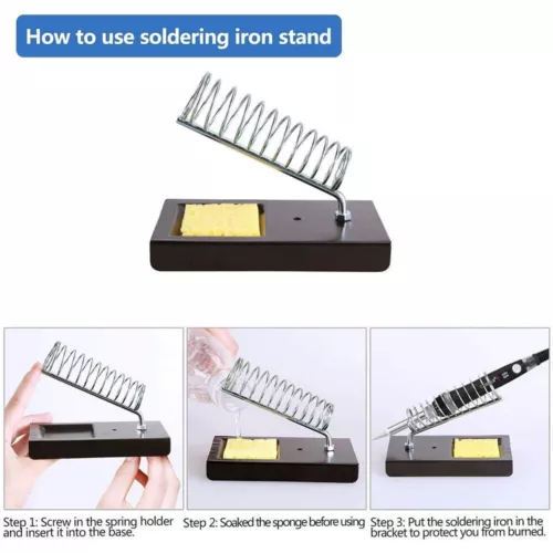 60W Soldering Iron Kit Electronics Welding Irons Solder Tools With multimeter A - Picture 4 of 13