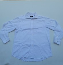Chaps Comfort Stretch Regular Fit White Men's Dress Button Shirt 16.5 (34/35)
