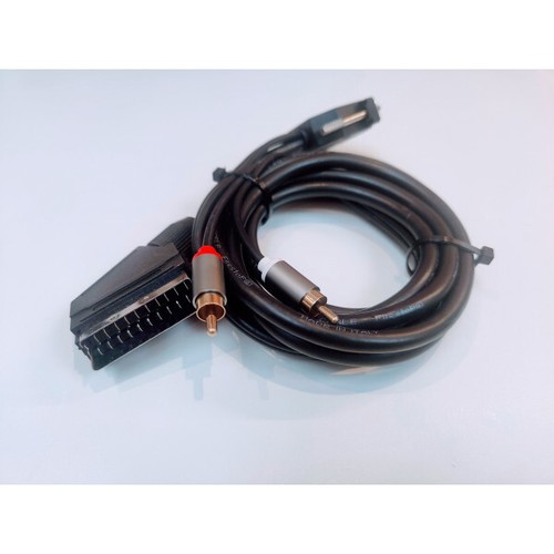 Cavo Video Commodore Amiga Cavo Video RGB SCART Per Commodore Amiga 500/600/1200/4000 - DB23 Femmina, 1,25 Mt, Audio Stereo RCA Oro Vtech Computer - Foto 4