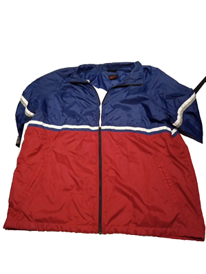 Nike RFC# NME 920220 KL4 Vintage Nylon Jacket Red White And Blue
