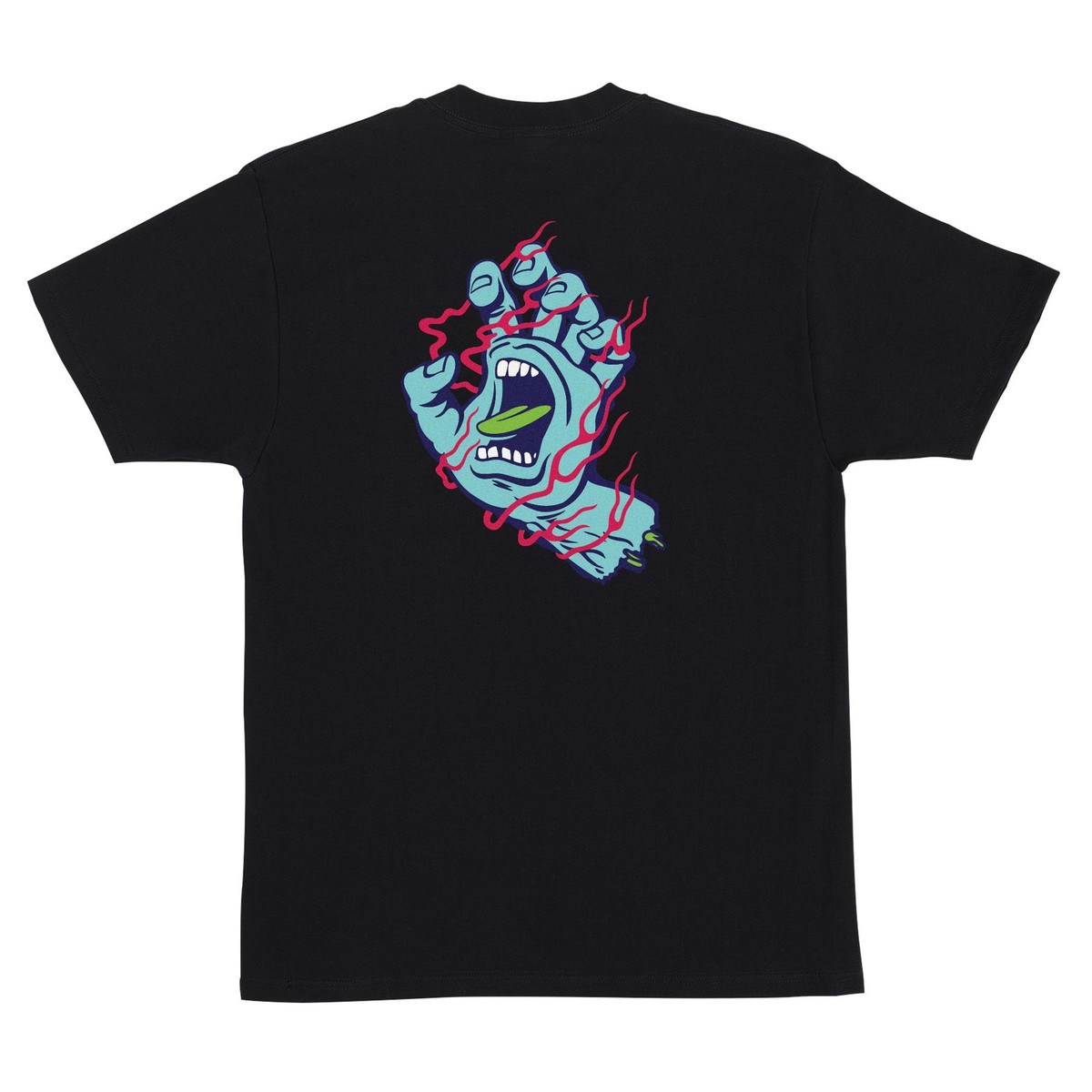 Santa Cruz SCREAMING INFERNO HAND Skateboard T Shirt BLACK | eBay