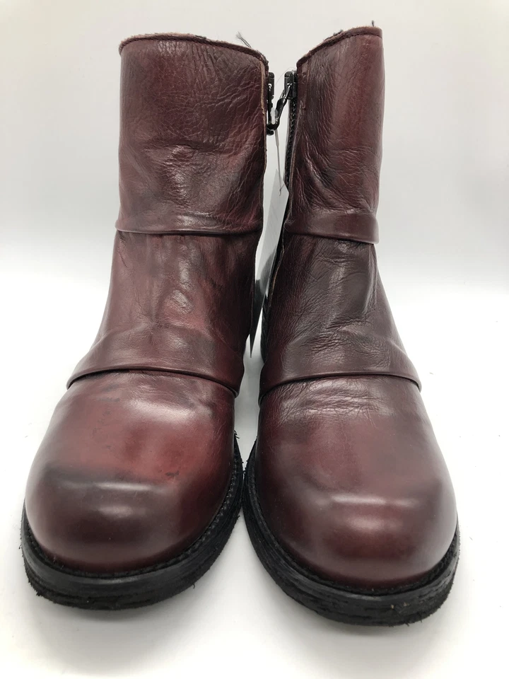 Botas femininas Otto Kern, couro, forradas, parágrafo 4,5 cm, bordô EUR 37 - Imagem 2 de 4