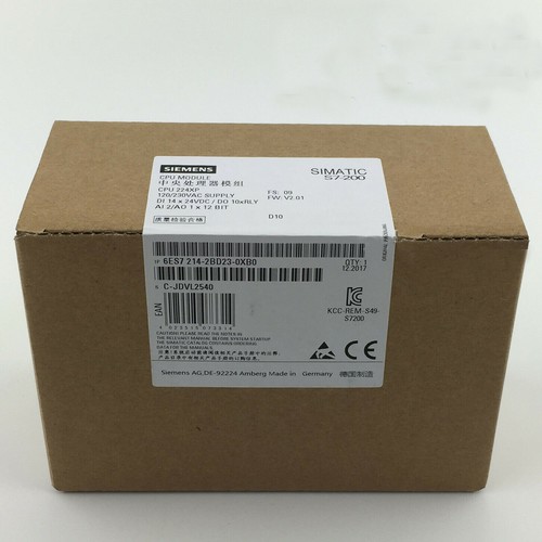 New Siemens 6ES7 214-2BD23-0XB0 6ES7214-2BD23-0XB0 CPU Module - Picture 5 of 5