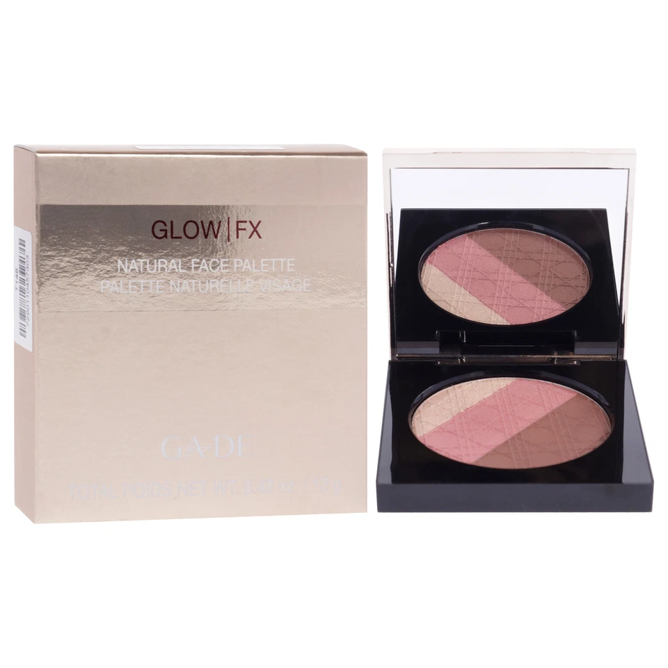 Paleta facial natural Glow FX - 139 Blooming Chic de GA-DE para mujer - 0,42 oz Foto 3 de 4