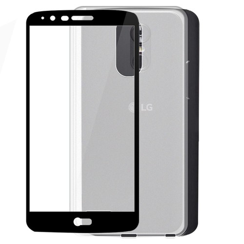Transparent Tempered Glass Screen Protector+TPU Case for LG Stylo 3 Plus TP450 - 第 1/1 張圖片