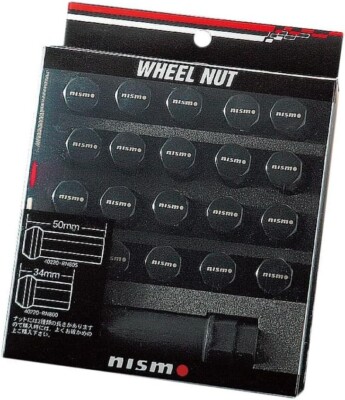 NISSAN Genuine NISMO Wheel Nut Type 7 Square Lug Nuts 34mm 20 GTR 40220 - RN810