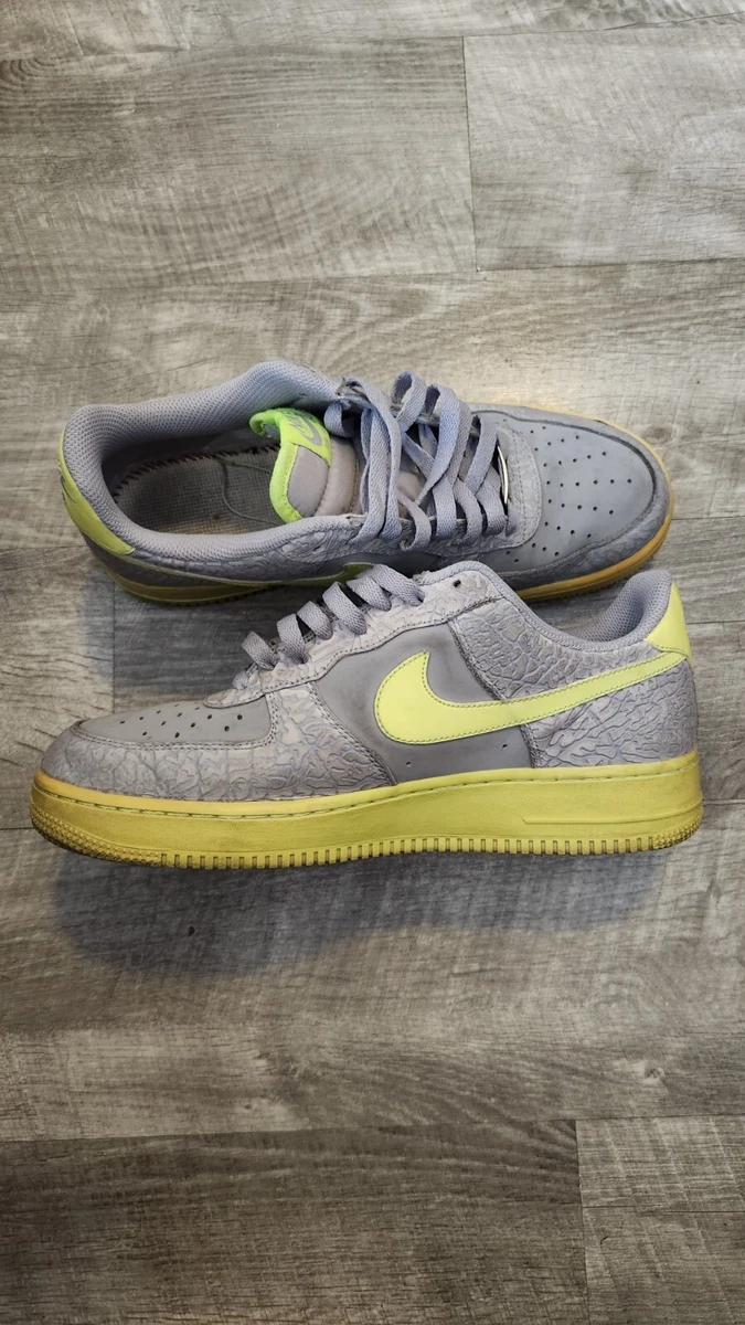 Nike Air Force 1 Low Elephant Volt | eBay