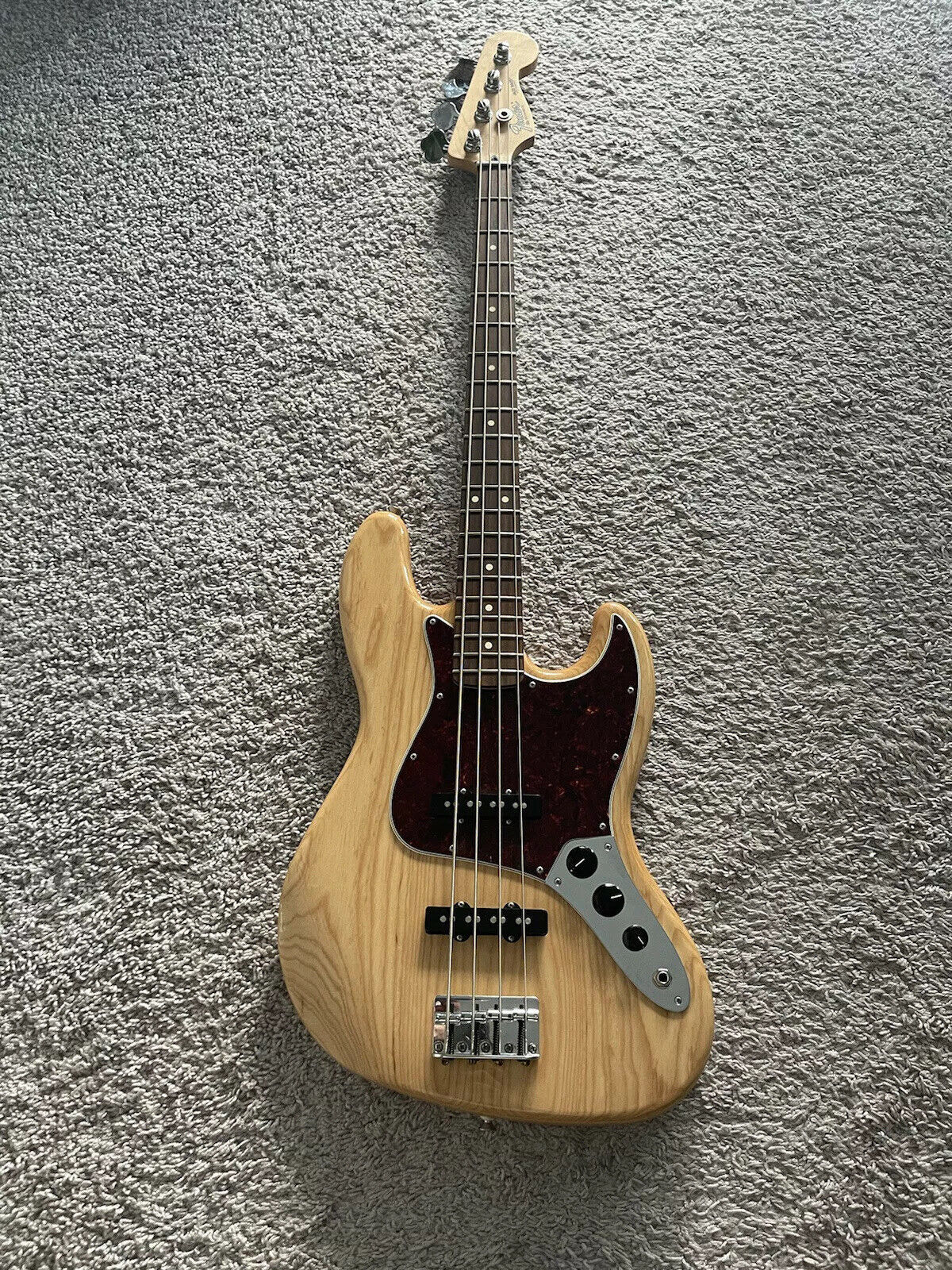 Fender FSR Jazz Bass 2016 MIM Special Edition Deluxe Natural Ash 4-String Guitar