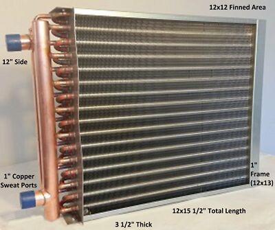 Badger Pipe Water to Air Heat Exchanger for sale online | eBay