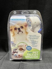 Rinse Ace 3-Way Pet Faucet Sprayer 8 Foot Hose Detachable Sink Attachment
