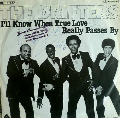 7'' 1976 VG++ ! THE DRIFTERS : I´ll Know When True Love Really Passes By