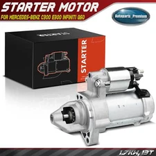 Starter Motor for Mercedes-Benz C300 E300 Infiniti Q60 1.7kW 12 Volt CW 13-Tooth