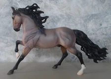 2007 Breyer JCP SR Bay Roan Andalusian Stallion from 3-Piece Spanish Family