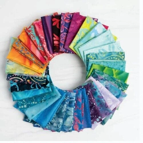 MAMBO BATIKS Moda 32 fat quarters quilting Fabric cotton BATIK sewing 4365AB - Image 2 of 4