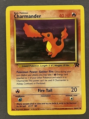 Pokemon Charmander 50/82 Team Rocket Regular