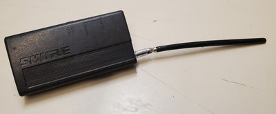 Shure VP3-CV Receiver And T1-V Transmitter Wireless System Power-On Test