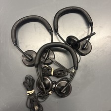 PLANTRONICS Blackwire 500 Series C520 Stereo Headband USB Headset X3