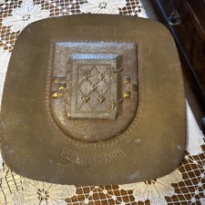 Bronze Messing Wandteller Ehrengabe der Stadt Bochum