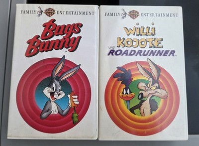 Warner Cartoons 1,2 Bugs Bunny, Roadrunner & Willi Kojote (Auflage 1993) Rar VHS