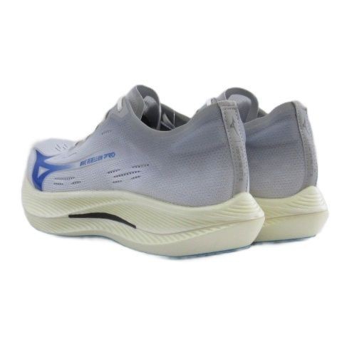 Mizuno MIZUNO tag WAVE REBELLION PRO Natural Sneakers Running Shoes White Blue image 3