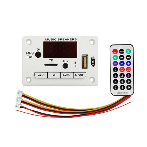 12V Audio MP3 Decoder Board Wireless Car USB TF Card Slot FM Bluetooth Module - Picture 6 of 9