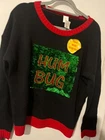 NWT JC Penny XMAS  Sweater Women SZ M Sequins