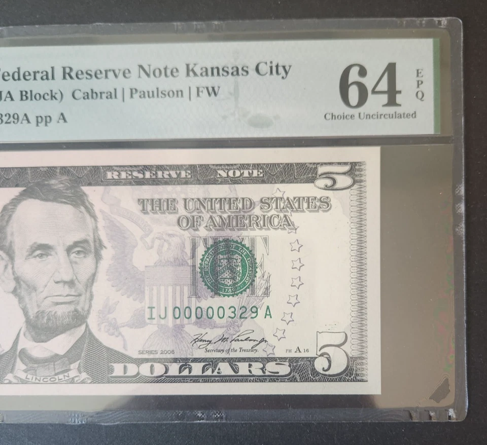 Rare Triple Matched Serial Numbers. $5 And $10 and $10 FRNs - Image 2 of 4