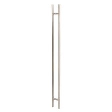 Counterpoint 48" Center-to-Center Double Sided Pull 1-1/4" Dia - Brushed Nickel