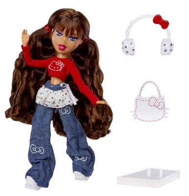 Bratz x Hello Kitty Yasmin Sanrio Fashion Doll w/Accessories FREE