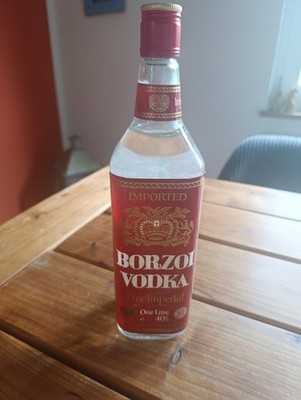 Borzoi Vodka Dry Imperial 1L 40% Aus Den 80ern