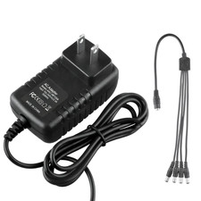 AC Adapter for LEMAX 74706 CHRISTMAS VILLAGE 3-OUTPUT Jacks Power Supply Cord