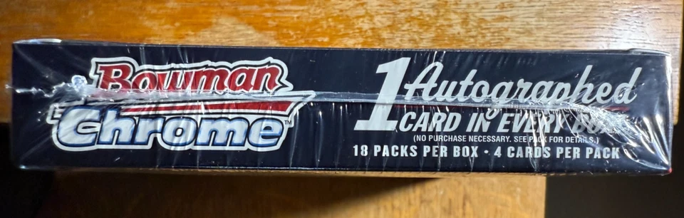 2007 Bowman Chrome Baseball Factory Sealed Hobby Box...Lincecum, Pence Auto RCs? - Image 3 of 4