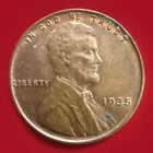 1935-P AU RB Lincoln Wheat Cent ACTUAL COIN FAST SHIPPING 978
