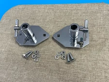 Camco 60s Vintage Oaklawn Badge Era Bass Drum Spur Mounts Brackets Nice