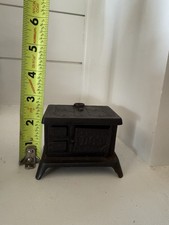 Miniature Cast Iron Stove DOT Model Missing Pieces As-Is