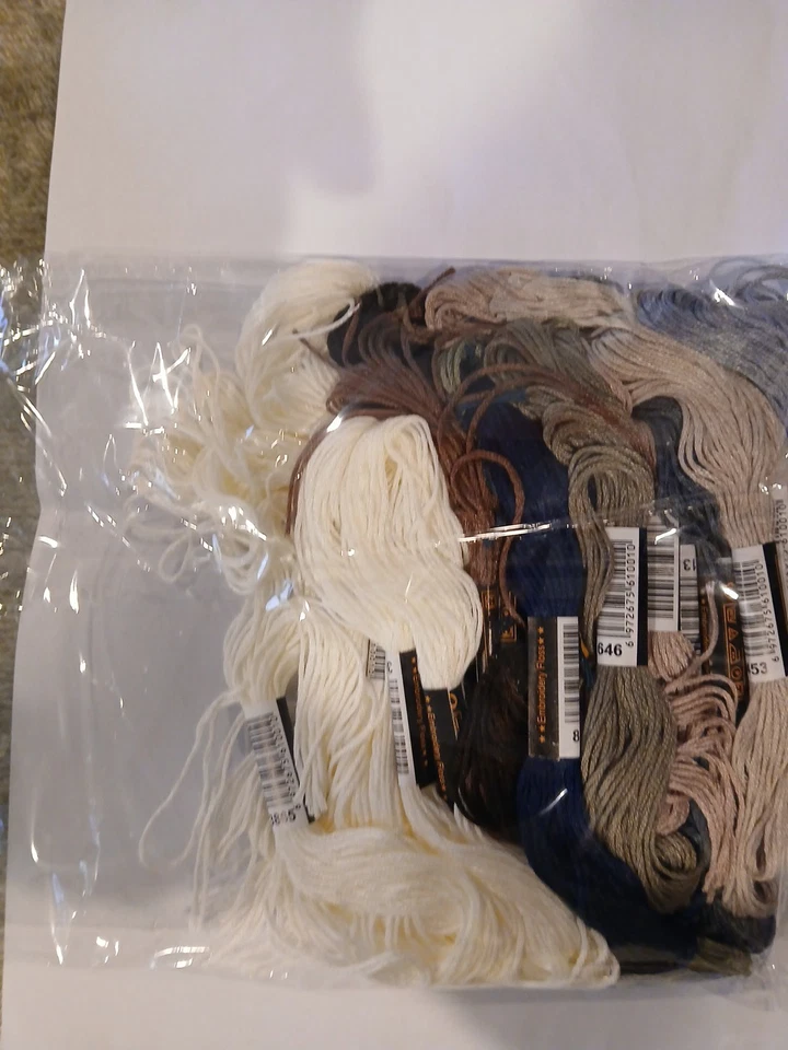 Punto de Cruz Estampado Paisaje Asiático 11ct 40x40cm 27 Colores Kit de Herramientas Bolsa de Proyecto Foto 4 de 4