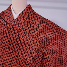 Kimono Koshida Pure Silk Small Sleeve 65.5cm Length 156.5cm Used