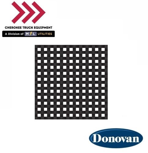 Donovan 1800010, 90" x 32' Heavy Duty Black Mesh Tarp - Picture 1 of 2