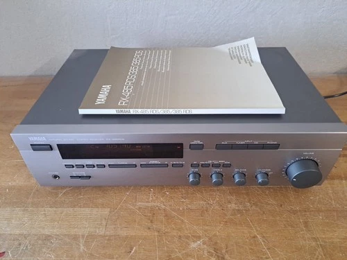 Yamaha RX-385 RDS Natural Sound Stereo Receiver with BDA Silver
