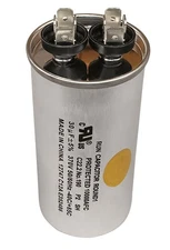 Run Capacitor, Round, 30 Mfd., 370 Volt, CR30X370R